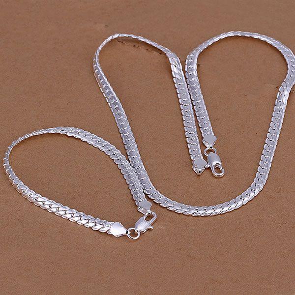 Earrings & Necklace S085 Fine Silver Plated Wholesale Jewelry Sets,S925 Factory Price Charm Elegant Gorgeous Design Fashion 5Mm Flat
Earrings & Necklace S085 Fine Silver Plated Wholesale Jewelry Sets,S925 Factory Price Charm Elegant Gorgeous Design Fashion 5Mm Flat
