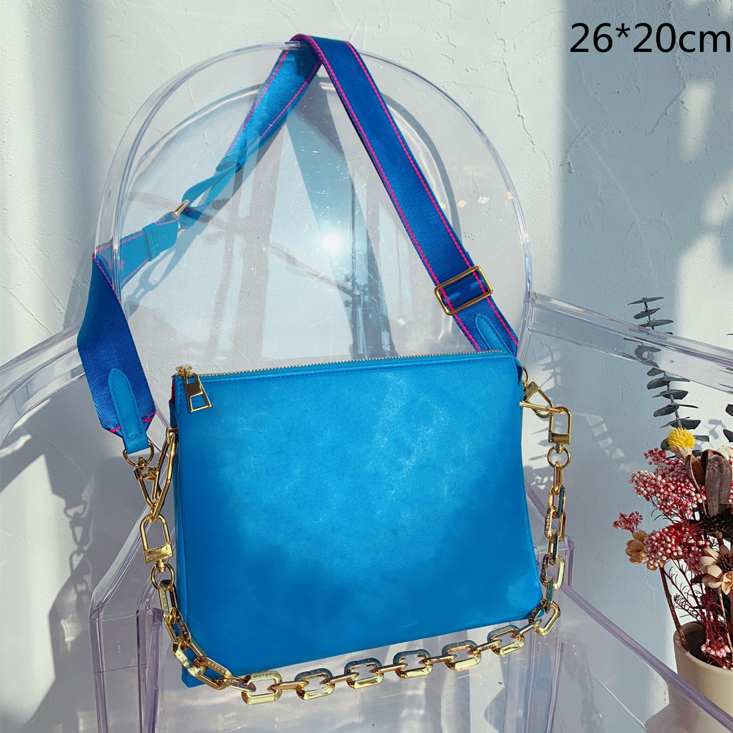 2021 Designer Crossbody Thick Chain Bags Luxury Lady Shoulder Bag Small Handbags Totes Women Clutch Purses with Printed Flowers 2L21071501, This price option is not for sale.
2021 Designer Crossbody Thick Chain Bags Luxury Lady Shoulder Bag Small Handbags Totes Women Clutch Purses with Printed Flowers 2L21071501, This price option is not for sale.
