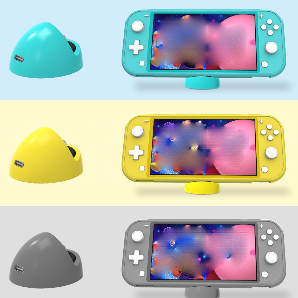 for NS Switch / Switch Lite Game Console Accessories Games Charger Dock Portable Mini Charger Base Stands Charging Dock Station