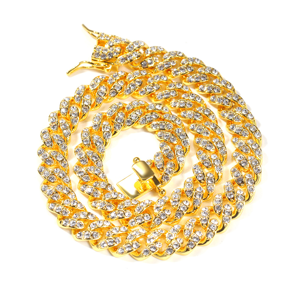 Diamond Iced Out Tennis Chains Necklaces Mens Gold Silver Miami Cuban Link Chain Fashion High Quanlity Hip Hop Bling Jewelry
Diamond Iced Out Tennis Chains Necklaces Mens Gold Silver Miami Cuban Link Chain Fashion High Quanlity Hip Hop Bling Jewelry