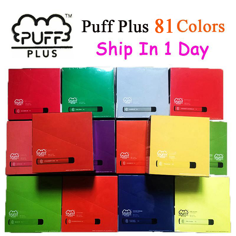 Newest PUFF BAR PLUS Disposable E-cigarette 800+Puff Pod Cartridge 550mAh Battery 3.2mL Pre-Filled Vape Pods Stick Style 81 Colors Portable Vaporizer
Newest PUFF BAR PLUS Disposable E-cigarette 800+Puff Pod Cartridge 550mAh Battery 3.2mL Pre-Filled Vape Pods Stick Style 81 Colors Portable Vaporizer