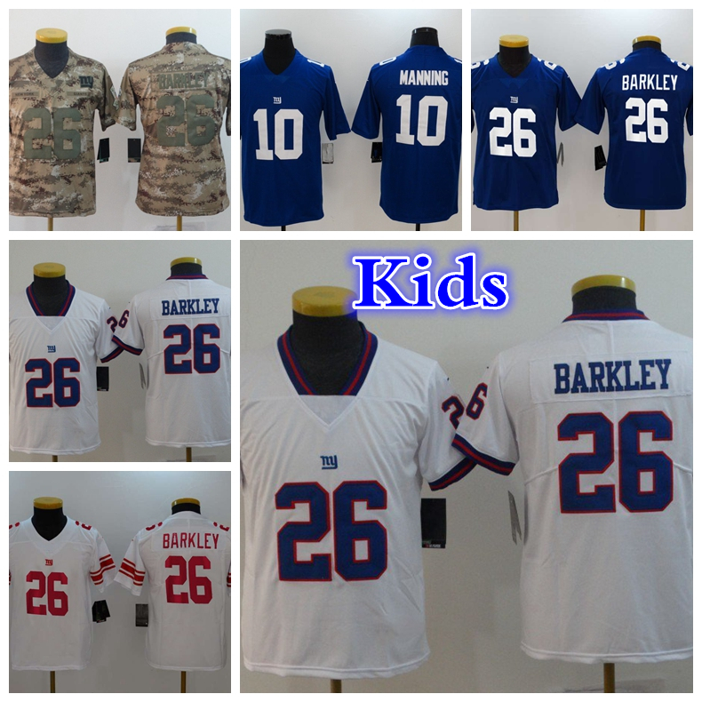 Youth New York Giants Blue Kids Saquon Barkley 10 Eli Manning 26 Saquon Barkley Camo Salute to Service Stitched Football Jerseys, Black;red
Youth New York Giants Blue Kids Saquon Barkley 10 Eli Manning 26 Saquon Barkley Camo Salute to Service Stitched Football Jerseys, Black;red