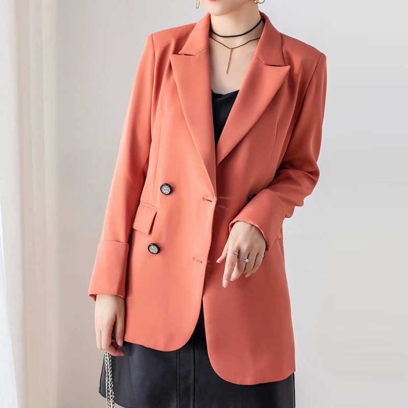 HIGH QUALITY Fashion Designer blazer Women's tailored collar Long sleeve Double Breasted Blazer coat 210526, Coral red
HIGH QUALITY Fashion Designer blazer Women's tailored collar Long sleeve Double Breasted Blazer coat 210526, Coral red