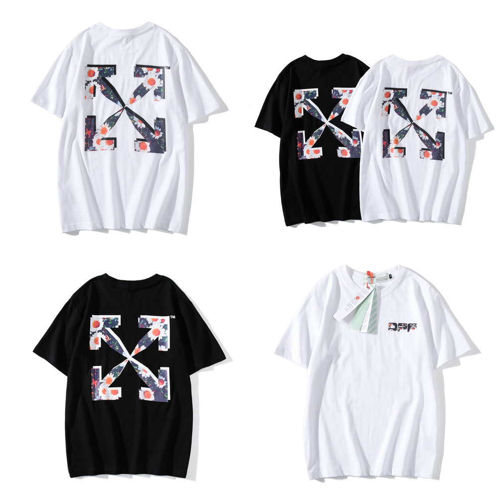 Off Fashion Brand White Chrysanthemum Arrow Round Neck Short Sleeve Summer Street Couples Hip Hop T-shirt Tee
Off Fashion Brand White Chrysanthemum Arrow Round Neck Short Sleeve Summer Street Couples Hip Hop T-shirt Tee