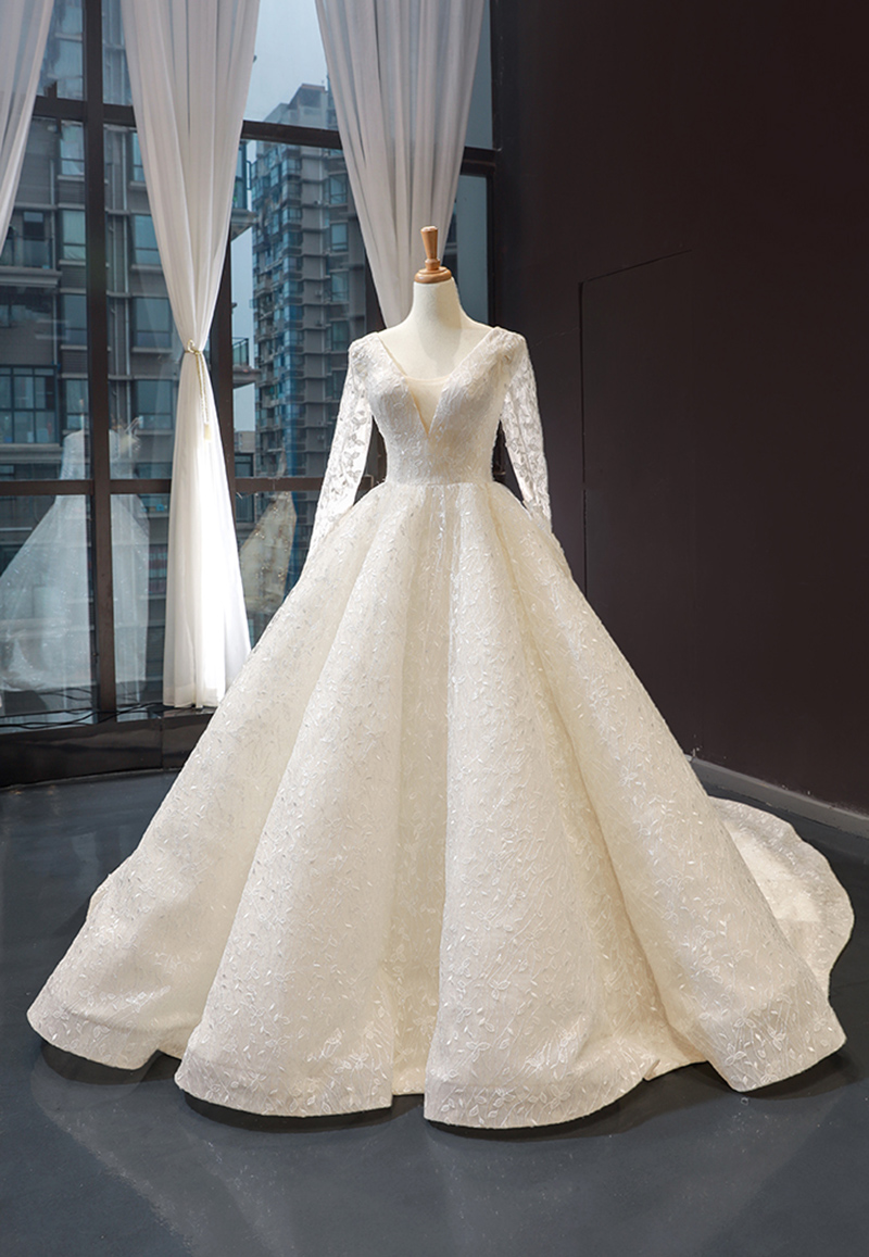 Beauty Ivory V-Neck Long Sleeves Lace A-Line Wedding Dresses Bridal Pageant Dresses Wedding Attire Dresses Custom Size 2-18 W312020, Custom made from color chart
Beauty Ivory V-Neck Long Sleeves Lace A-Line Wedding Dresses Bridal Pageant Dresses Wedding Attire Dresses Custom Size 2-18 W312020, Custom made from color chart