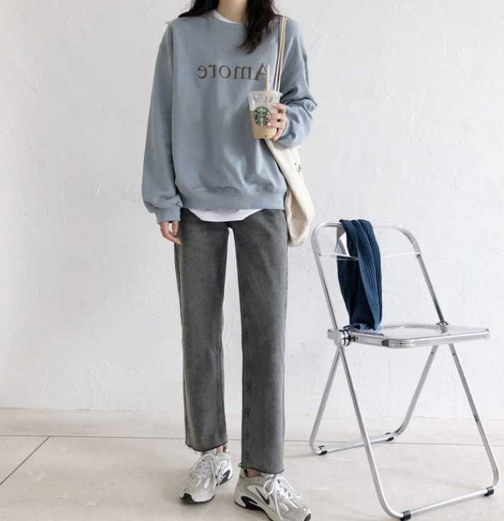 Autumn Japanese Style Outfit Casual Shirt Tops Full Sleeve Regular Length Loose Sweatshirt Cotton CHIC QT190 210609