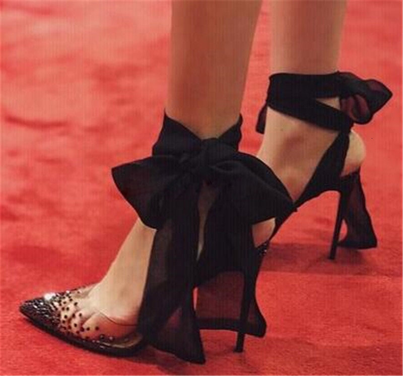 Slippers Sexy moda feminina dedo do pé apontado pvc strass bombas stiletto calcanhar cintas de renda cruz bandagem preto vermelho branco cristal PGOI, 1# shoe box
Slippers Sexy moda feminina dedo do pé apontado pvc strass bombas stiletto calcanhar cintas de renda cruz bandagem preto vermelho branco cristal PGOI, 1# shoe box