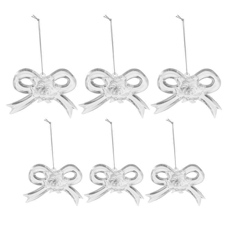 Party Decoration 6Pcs Christmas Plastic LED Light Xmas Luminous Bow Pendants Decorations
Party Decoration 6Pcs Christmas Plastic LED Light Xmas Luminous Bow Pendants Decorations
