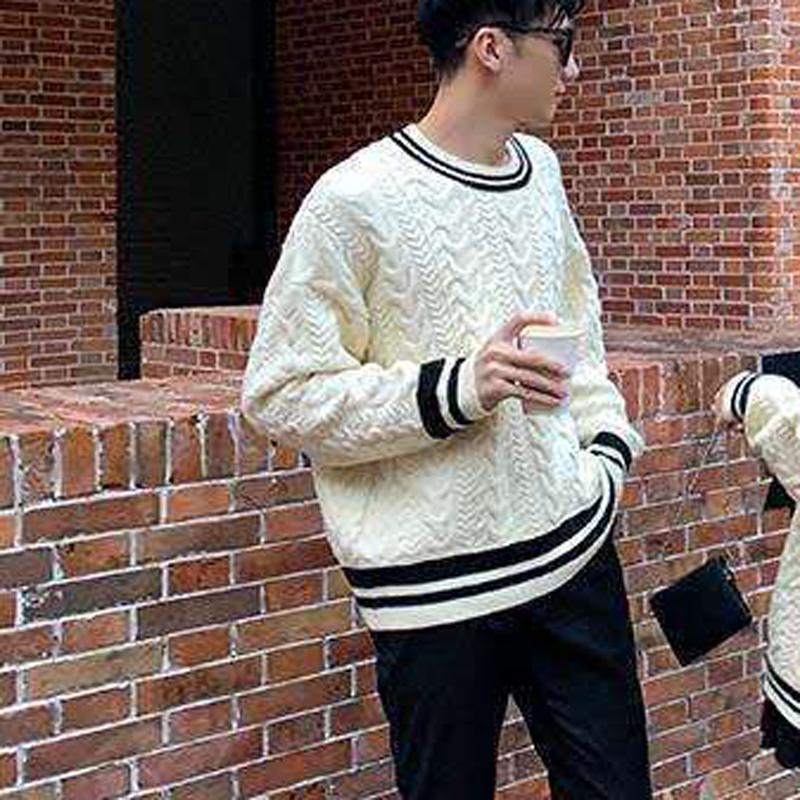 Women's Sweaters Preppy Style Couple Sweater Men Women Fashion Lolita Girl Sweet Navy Collar Couples Harajuku