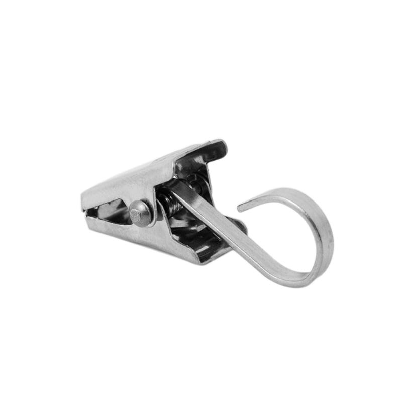 30 Pcs Stainless Steel Shower Curtain Clips Drapery Ring Satin Curtain Clips with Hook
30 Pcs Stainless Steel Shower Curtain Clips Drapery Ring Satin Curtain Clips with Hook