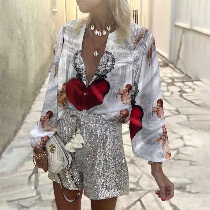 Women' Blouses & Shirts Summer Printed Lantern Sleeve Women Single Breasted O-Neck Casual Female Shirt 2021 Streetwear Fashion Loose Ladies, Plaid yellow
Women' Blouses & Shirts Summer Printed Lantern Sleeve Women Single Breasted O-Neck Casual Female Shirt 2021 Streetwear Fashion Loose Ladies, Plaid yellow