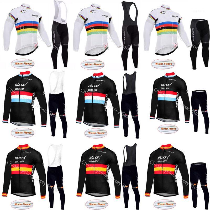 Quick Step 2021 Pro Team Cycling Jersey Winter Long Sleeve Thermal Fleece Bike Clothing Maillot Ropa Ciclismo A081
Quick Step 2021 Pro Team Cycling Jersey Winter Long Sleeve Thermal Fleece Bike Clothing Maillot Ropa Ciclismo A081