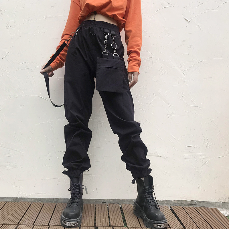 2021 New Autumn Casual Fashion High-waisted Punk Highlighting Pockets Hare Women's Pants Black Slacks V96d, Red
2021 New Autumn Casual Fashion High-waisted Punk Highlighting Pockets Hare Women's Pants Black Slacks V96d, Red
