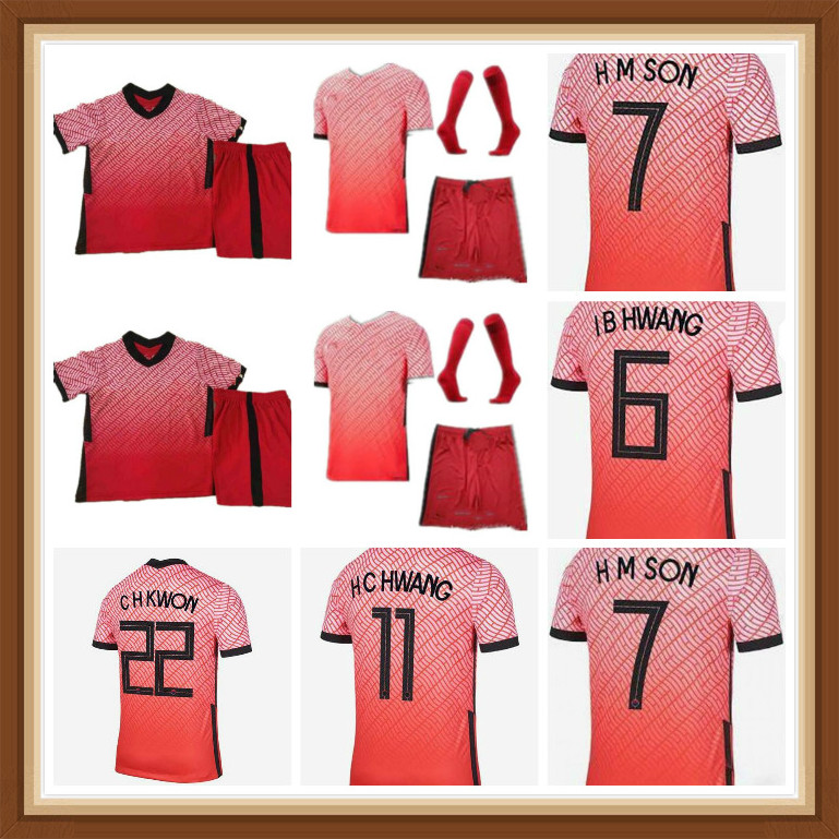 2021 2022 Korea children Soccer Jerseys National Team U J I KWON C HWANG H M SON Home Away men kids Football Shirt Short Sleeve Uniforms, Red
2021 2022 Korea children Soccer Jerseys National Team U J I KWON C HWANG H M SON Home Away men kids Football Shirt Short Sleeve Uniforms, Red