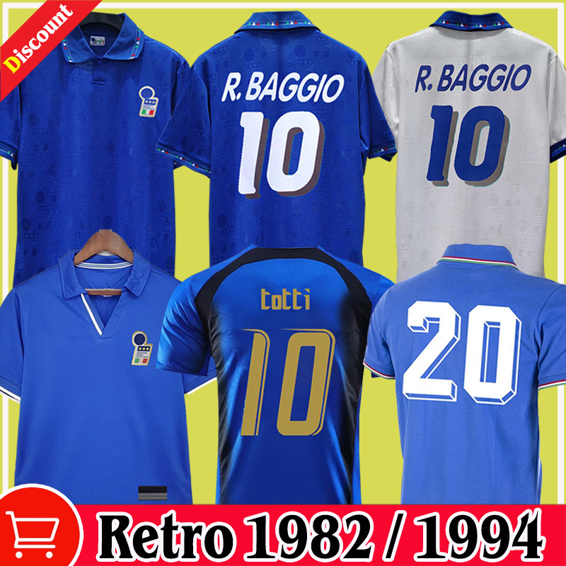 Retro 1982 Italy World Cup Soccer Jerseys 20# Paolo Rossi MALDINI Maillots Italia Classic Top 1994 1996 1998 2006 R.BAGGIO TOTTI PIRLO DEL PIERO Football Shirts, 20 21 home blue
Retro 1982 Italy World Cup Soccer Jerseys 20# Paolo Rossi MALDINI Maillots Italia Classic Top 1994 1996 1998 2006 R.BAGGIO TOTTI PIRLO DEL PIERO Football Shirts, 20 21 home blue