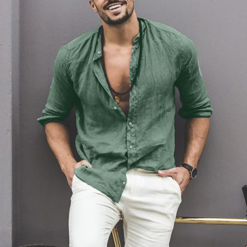2021 Male Casual Mode Social Shirts Slim Fit Plain Line Tops Hawaiian Button Masculine Streetwear Long Wrap Wheel V4ee, Green
2021 Male Casual Mode Social Shirts Slim Fit Plain Line Tops Hawaiian Button Masculine Streetwear Long Wrap Wheel V4ee, Green