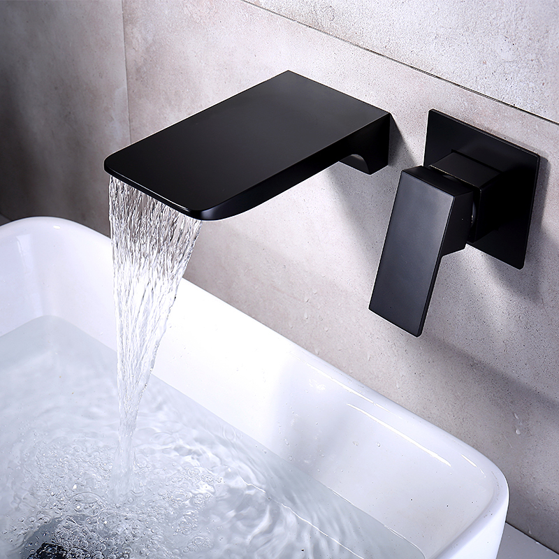 2021 New Wall Mounted Brushed Gold Bathroom Sink Faucet In-wall Black Waterfall Basin Mixer Tap Set Combination Blanoir Ras8
2021 New Wall Mounted Brushed Gold Bathroom Sink Faucet In-wall Black Waterfall Basin Mixer Tap Set Combination Blanoir Ras8
