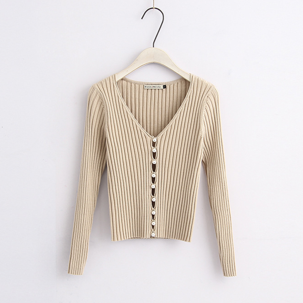 2021 New Women Casual Solid v Neck Single Breasted Pearl Cardigan Autumn Elegant Beading Knitting Sweater Ribbed Jumper A77m, Blue
2021 New Women Casual Solid v Neck Single Breasted Pearl Cardigan Autumn Elegant Beading Knitting Sweater Ribbed Jumper A77m, Blue