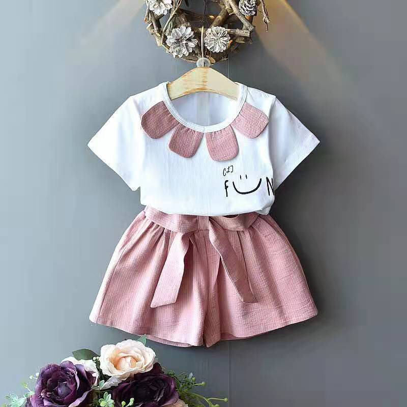 kids designer clothes girls summer clothing cotton smile faceT-shirt and shorts medium and small girls outfits, Yellow
kids designer clothes girls summer clothing cotton smile faceT-shirt and shorts medium and small girls outfits, Yellow