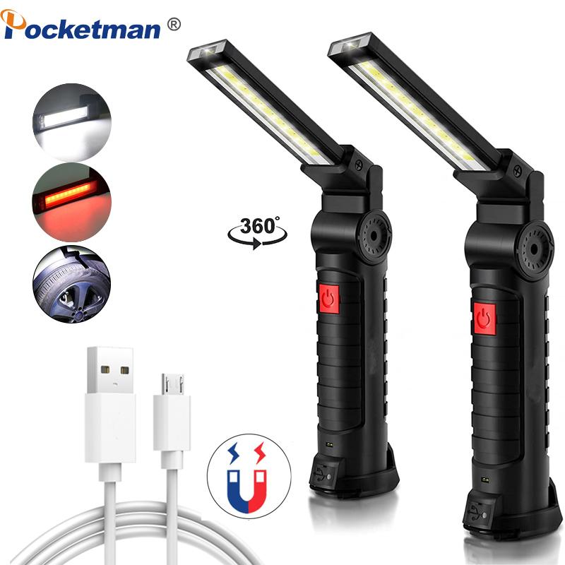 Flashlights Torches 90000lm LED Work Light Rechargeable COB Lights With 5 Modes Magnetic Base Workshop Lamp Torch Camping
Flashlights Torches 90000lm LED Work Light Rechargeable COB Lights With 5 Modes Magnetic Base Workshop Lamp Torch Camping