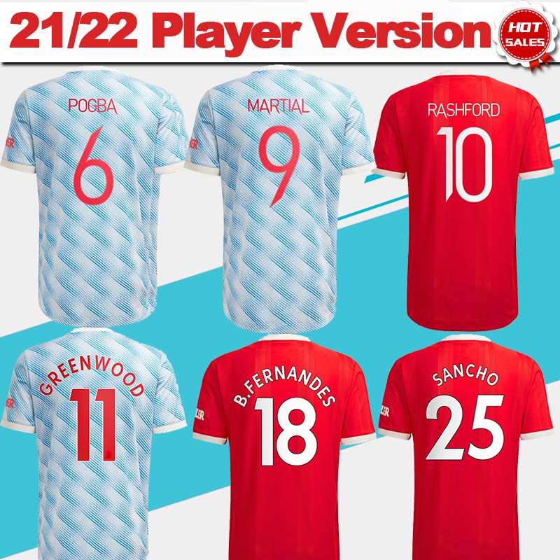 player version Football Jerseys 25 SANCHO #11 GREENWOOD Home Red Soccer Jersey 21/22 #18 B.FERNANDES #10 RASHFORD Away Shirt #6 POGBA #23 SHAW Adult Uniform+Patch, Home no patch
player version Football Jerseys 25 SANCHO #11 GREENWOOD Home Red Soccer Jersey 21/22 #18 B.FERNANDES #10 RASHFORD Away Shirt #6 POGBA #23 SHAW Adult Uniform+Patch, Home no patch