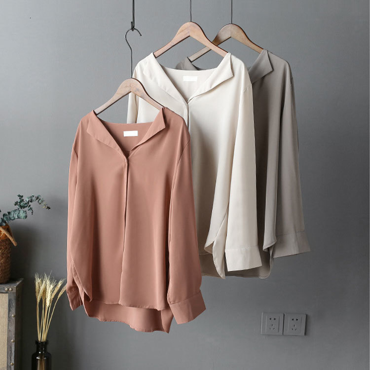 Sherhure Blusas Mujer Fashion 2021 Autumn Women Tops Pure Color Bluse Shirt Blouses with White v Decont Co43
Sherhure Blusas Mujer Fashion 2021 Autumn Women Tops Pure Color Bluse Shirt Blouses with White v Decont Co43