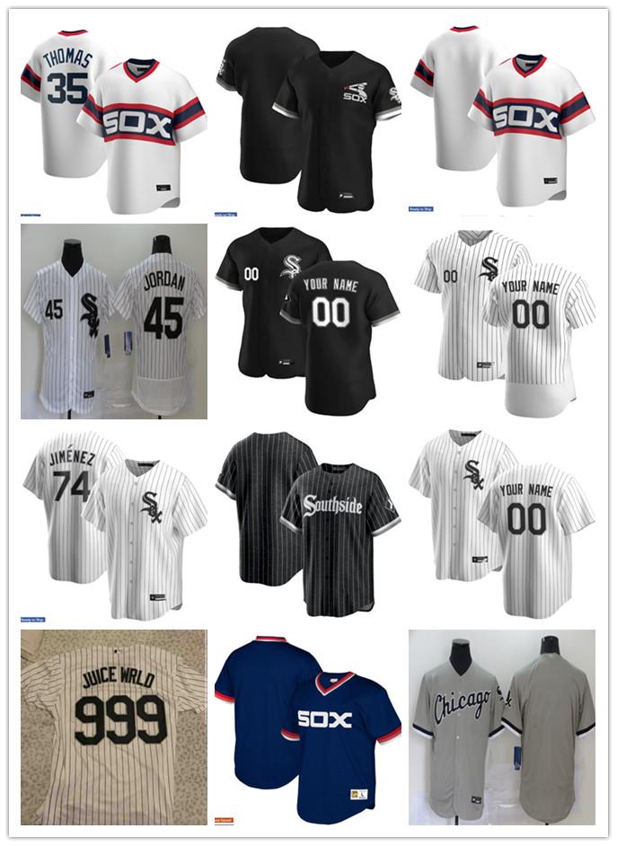 Men Women Youth 999 JUICE WRLD 74 Eloy Jimenez 35 Frank Thomas 45 Michael Custom Baseball Jersey Blank white black gray, Blue;black
Men Women Youth 999 JUICE WRLD 74 Eloy Jimenez 35 Frank Thomas 45 Michael Custom Baseball Jersey Blank white black gray, Blue;black