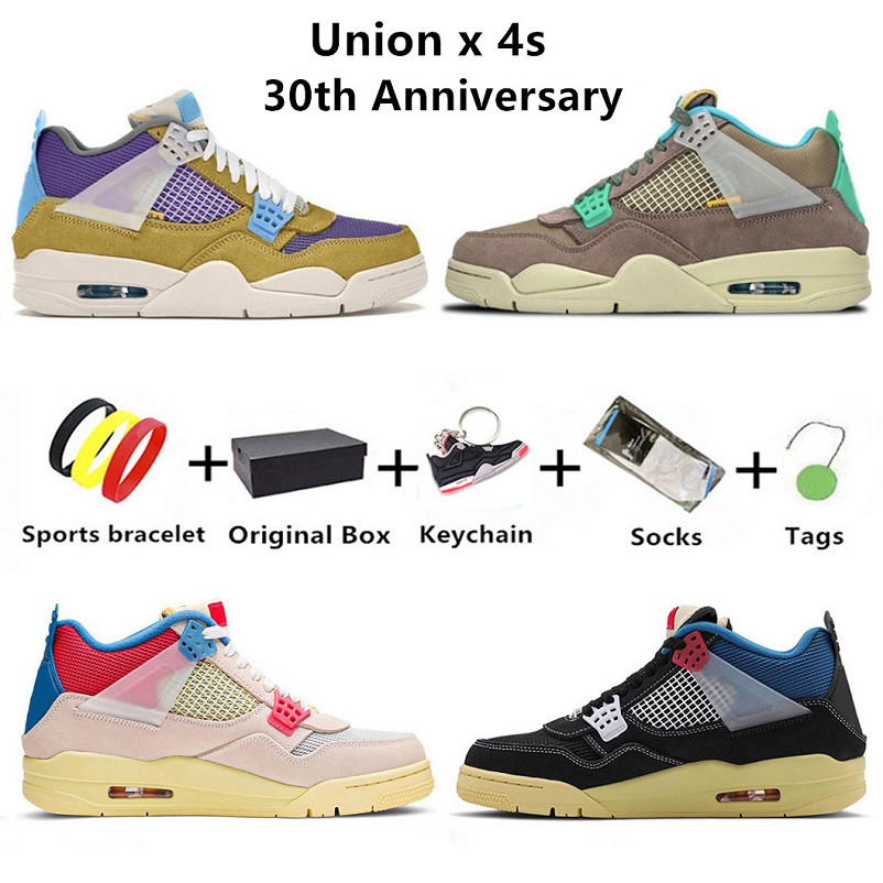 With Box Union x jumpman 4 mens basketball shoes 30th Anniversary 4s men Desert Moss Turquoise Blue Dark Iris Taupe Haze trainers sports sneakers, Color#1
With Box Union x jumpman 4 mens basketball shoes 30th Anniversary 4s men Desert Moss Turquoise Blue Dark Iris Taupe Haze trainers sports sneakers, Color#1