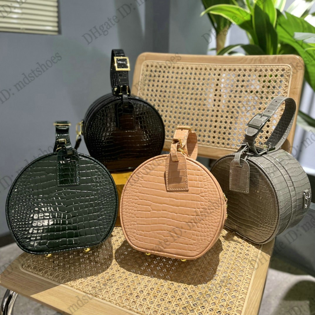 Petite Boite Chapeau Crocodilian Leather Adorable Bag Designer Luxurys Handbag Leather Cross Body Shoulder Bags For Female iconic hatbox N96253
Petite Boite Chapeau Crocodilian Leather Adorable Bag Designer Luxurys Handbag Leather Cross Body Shoulder Bags For Female iconic hatbox N96253