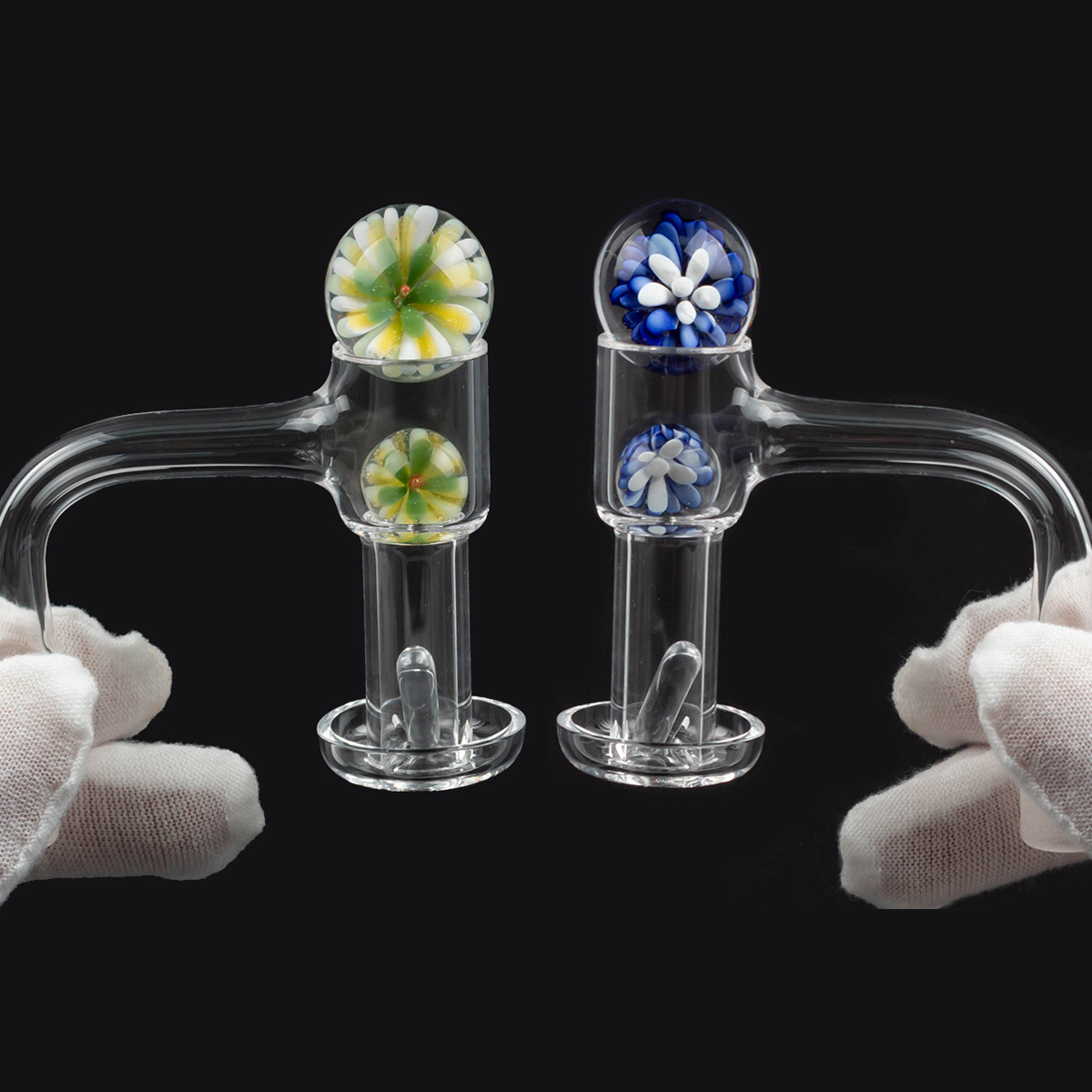Beveled Edge Terp Slurper Quartz Banger With 22mm Glass Marble & 14mm For Smoking Nails
Beveled Edge Terp Slurper Quartz Banger With 22mm Glass Marble & 14mm For Smoking Nails