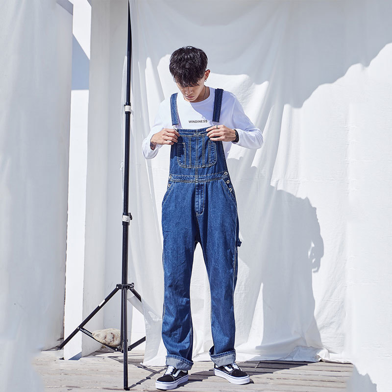 fashion jeans 2021 men's plus size overalls large huge denim bib pants pocket jumpsuits male brand 48 50, Blue
fashion jeans 2021 men's plus size overalls large huge denim bib pants pocket jumpsuits male brand 48 50, Blue