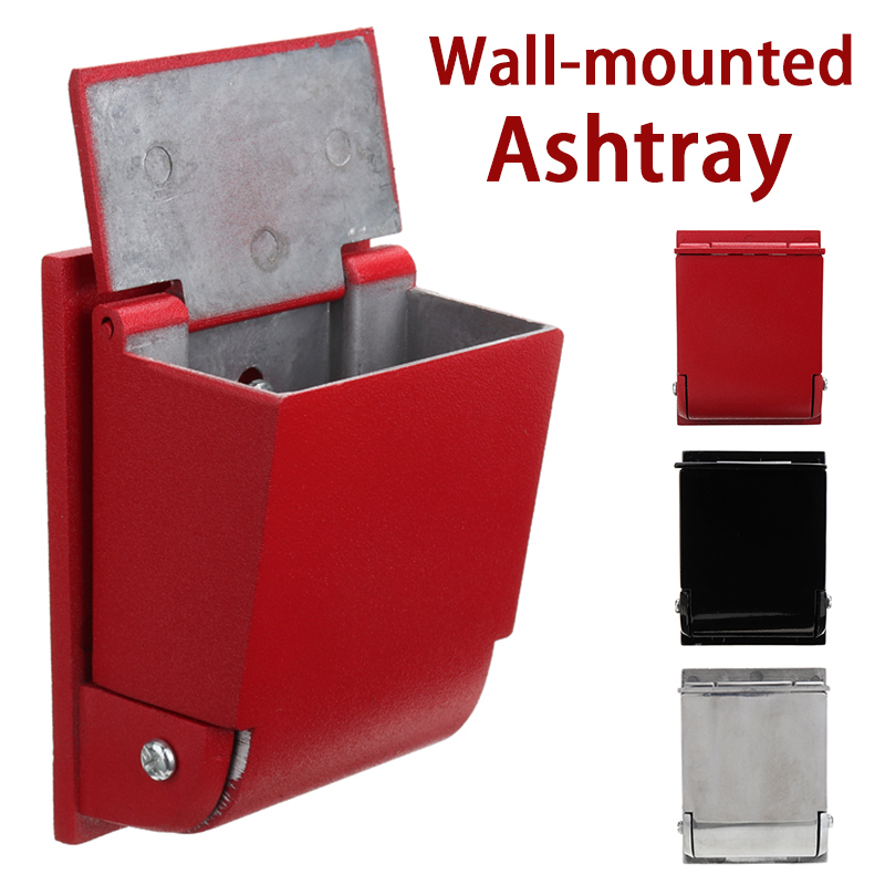 Wall Mounted Cigarette Ashtray Holder Aluminum Alloy Ashtray Storage Holder for Outdoor Smoking Public Places 95*70mm C0223
Wall Mounted Cigarette Ashtray Holder Aluminum Alloy Ashtray Storage Holder for Outdoor Smoking Public Places 95*70mm C0223