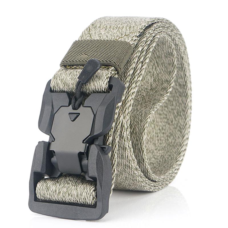 Heavy Duty Nylon Fashion Easy Unlock Magnetic Buckle Training Durable Web Adjustable Outdoor Sports Hunting Men Tactical Belt, Green
Heavy Duty Nylon Fashion Easy Unlock Magnetic Buckle Training Durable Web Adjustable Outdoor Sports Hunting Men Tactical Belt, Green