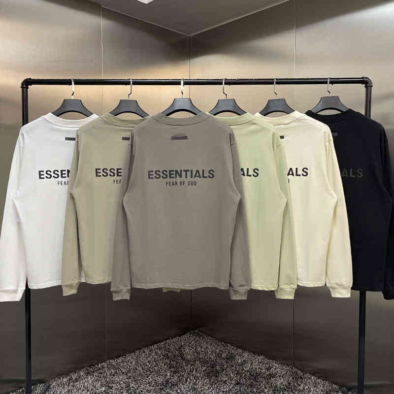 2021 Fashion Brand Essentials Fog Fog's New Feel of God Double Line Back Silicone Letter Round Neck Long Sleeve T-shirt, Black
2021 Fashion Brand Essentials Fog Fog's New Feel of God Double Line Back Silicone Letter Round Neck Long Sleeve T-shirt, Black