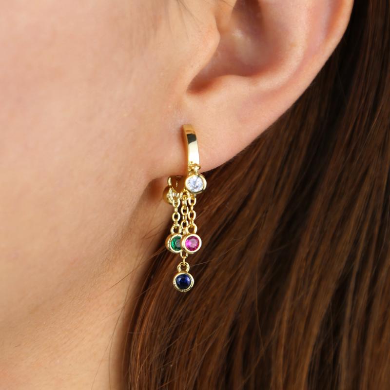 gold silver color rainbow cubic zirconia multi piercing fashion dangling dangle drop earring
gold silver color rainbow cubic zirconia multi piercing fashion dangling dangle drop earring