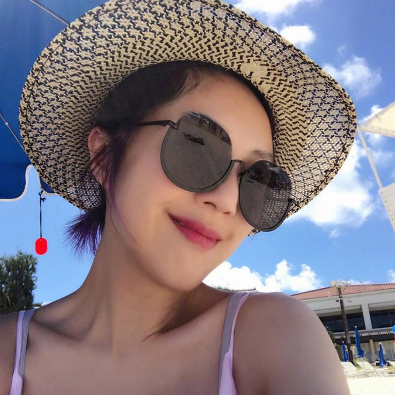 Sunglasses Fashion Women's Trend Ins Metal Half Frame Brown Large For Men And Women UV400
Sunglasses Fashion Women's Trend Ins Metal Half Frame Brown Large For Men And Women UV400