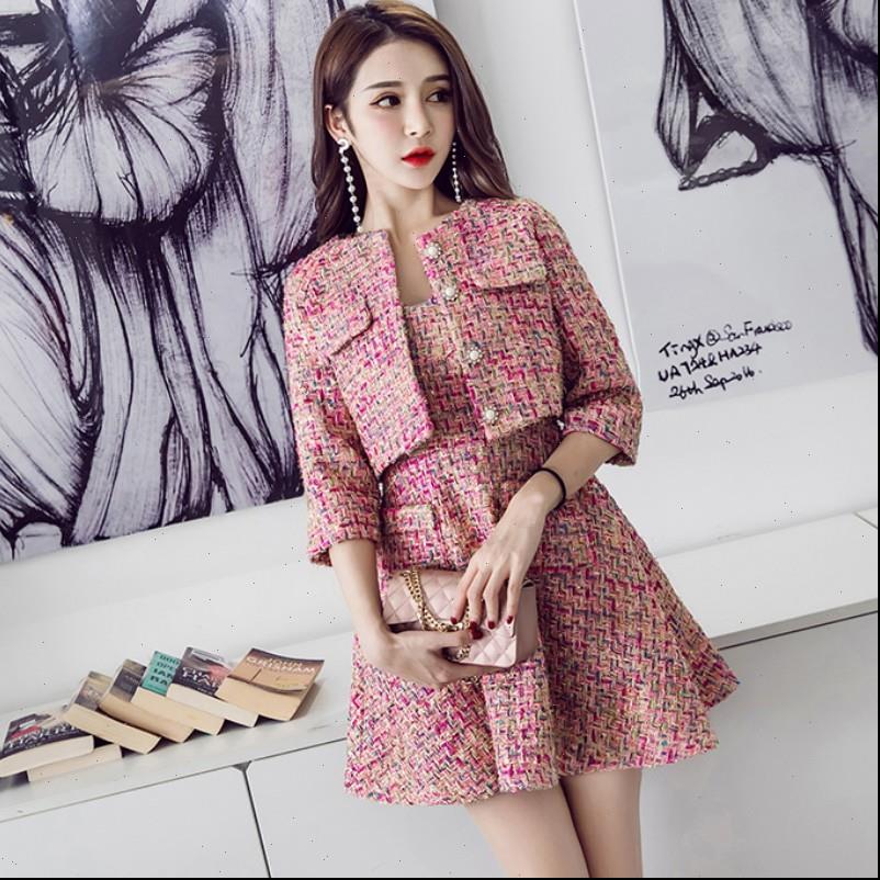 autumn winter runway tweed womens dresses 2 piece set short jacket coat mini tank wool blend skirt suits office female, White
autumn winter runway tweed womens dresses 2 piece set short jacket coat mini tank wool blend skirt suits office female, White