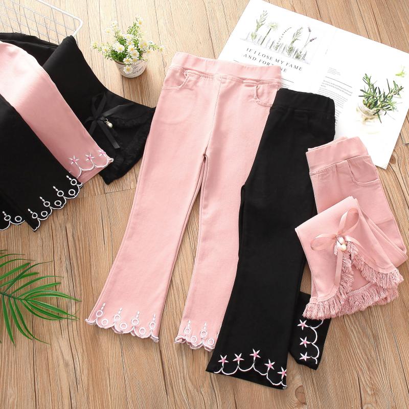 Trousers 2021 Spring Autumn Casual 3 4 6 8-12 Years Embroidery Flower Elastic Wide Leg Flared Long Pants For Baby Kids Girls, Blue
Trousers 2021 Spring Autumn Casual 3 4 6 8-12 Years Embroidery Flower Elastic Wide Leg Flared Long Pants For Baby Kids Girls, Blue