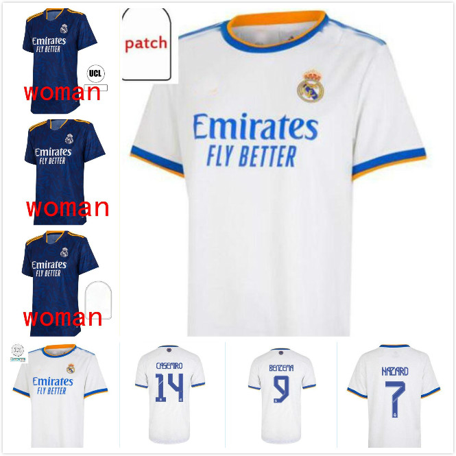 2021 2022 Real Madrid Women Jerseys home away 3rd female woman camiseta ODEGAARD BENZEMA ASENSIO maillot #7 HAZARD 20 21 girl football shirt, 21/22
2021 2022 Real Madrid Women Jerseys home away 3rd female woman camiseta ODEGAARD BENZEMA ASENSIO maillot #7 HAZARD 20 21 girl football shirt, 21/22