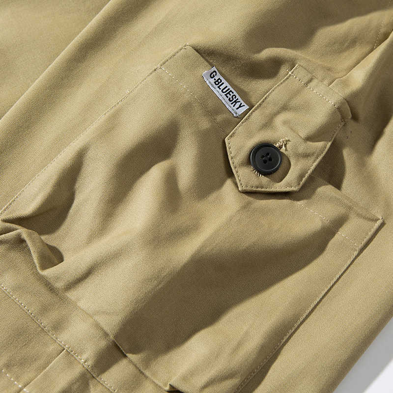 Men's Shorts Summer Plus Size Cotton Elastic Waist Work Bermuda Loose Baggy Breeches Army Green Male Cargo Casual Short 210629