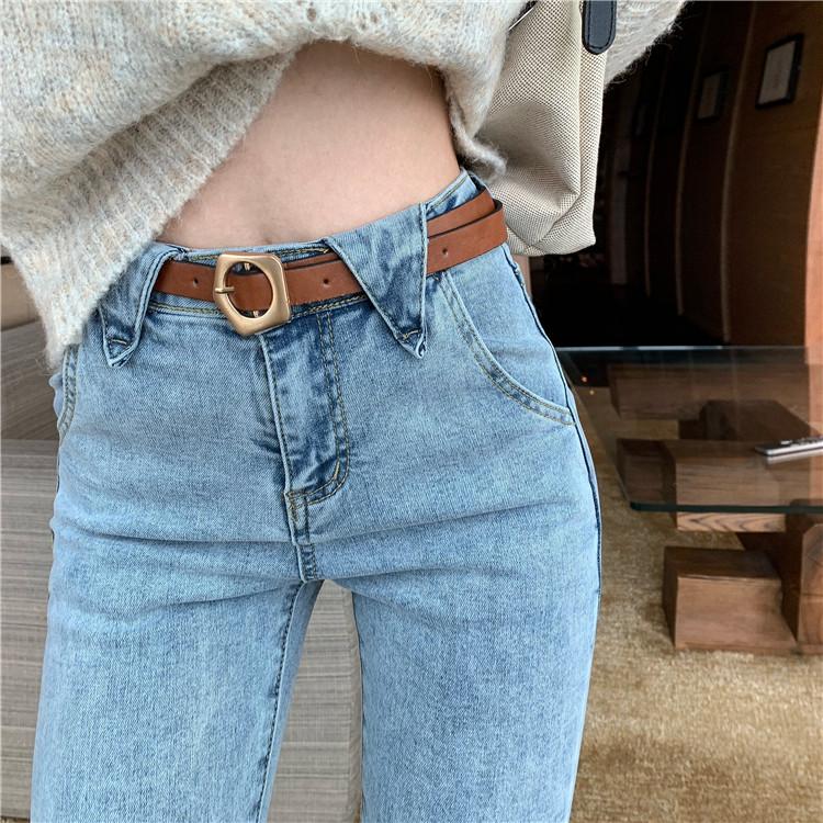 Korean Style High Waist Jeans Push Up Fashion Pencil Pants Skinny Stretch Jeans Women Light Blue Pants Female, Blue gray
Korean Style High Waist Jeans Push Up Fashion Pencil Pants Skinny Stretch Jeans Women Light Blue Pants Female, Blue gray