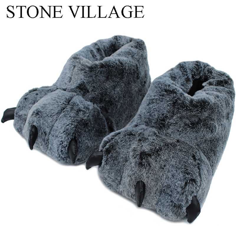 High Quality Paw Slippers Funny Animal Slippers Women Winter Monster Claw Plush Home Slipper Men Soft Indoor Floor Shoes 211211, Blue;gray
High Quality Paw Slippers Funny Animal Slippers Women Winter Monster Claw Plush Home Slipper Men Soft Indoor Floor Shoes 211211, Blue;gray