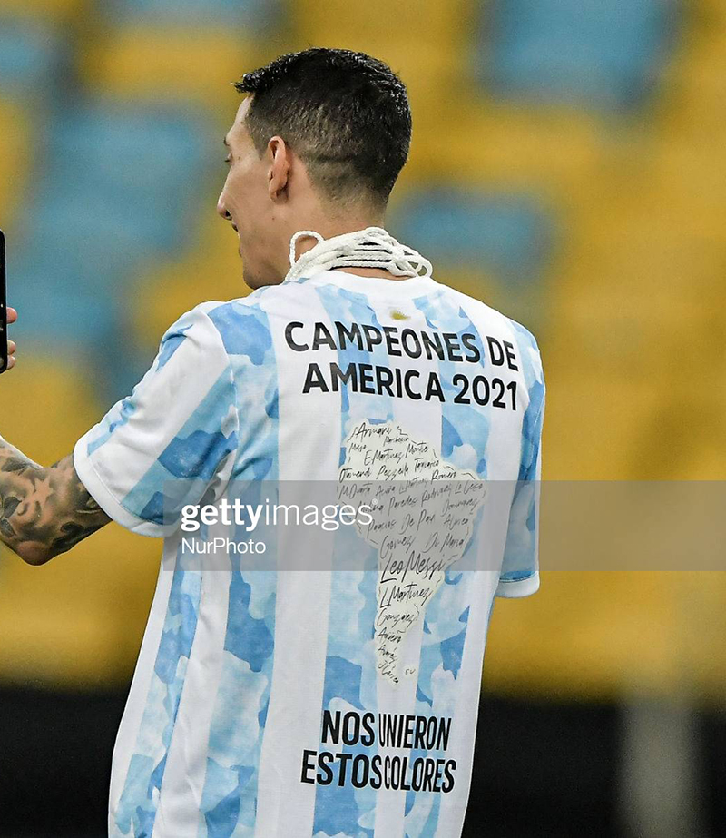 Player Version Argentina Soccer Jersey Copa America champion CAMPEONES DE AMERICA 2021 Soccer Shirt NOS UNIERON ESTOS COLORES MESSI DI MARIA Football Uniform, Final edition-messi jersey
Player Version Argentina Soccer Jersey Copa America champion CAMPEONES DE AMERICA 2021 Soccer Shirt NOS UNIERON ESTOS COLORES MESSI DI MARIA Football Uniform, Final edition-messi jersey
