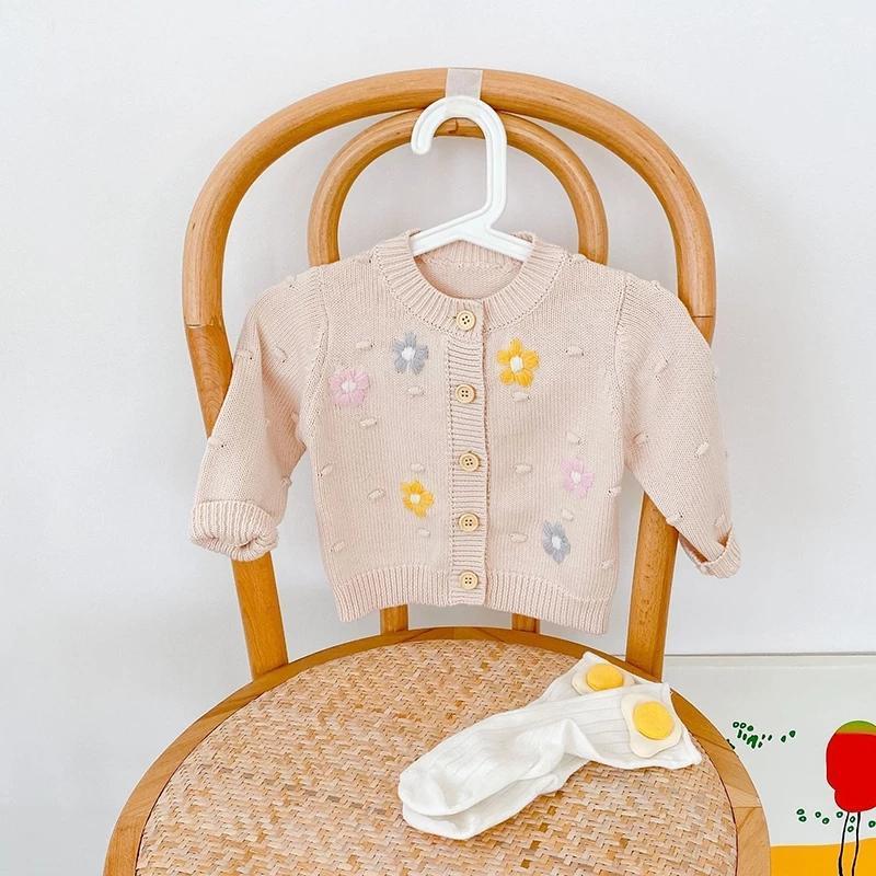 Jackets Autumn Toddler Baby Clothes Handmade Flower Infant Girls Long Sleeves Point Cardigan Knitted Princess Sweet Coat, Blue;gray
Jackets Autumn Toddler Baby Clothes Handmade Flower Infant Girls Long Sleeves Point Cardigan Knitted Princess Sweet Coat, Blue;gray