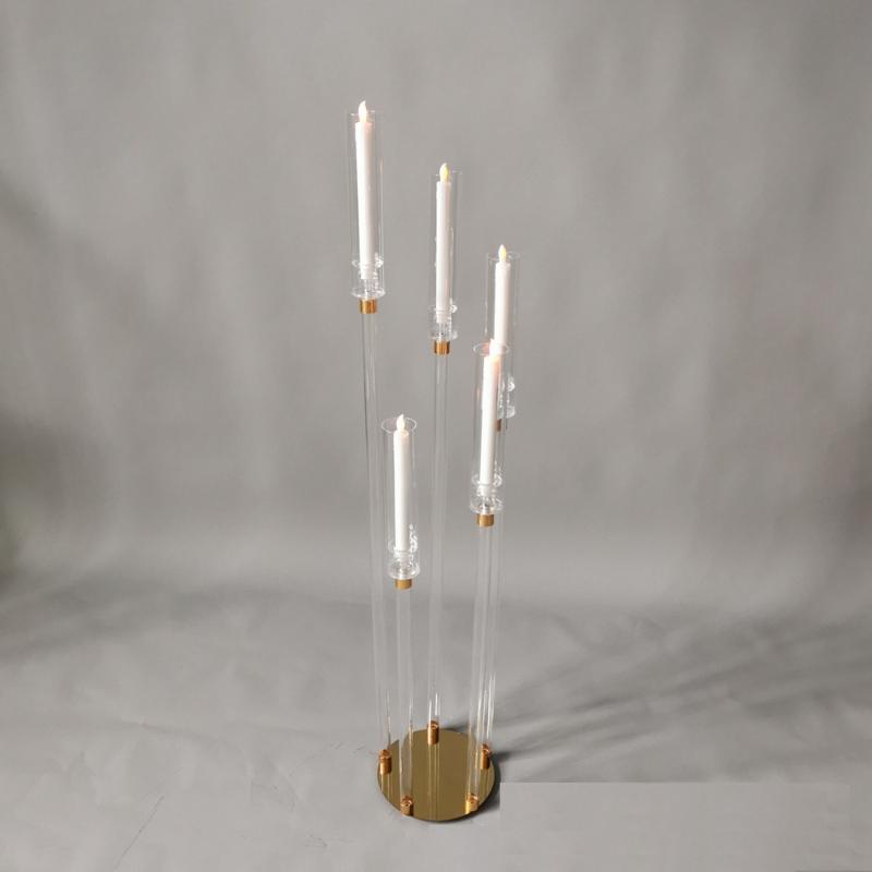 Candle Holders 6 Set / Lot Crystal 5Heads Candelabra(Hollow Tube) Wedding Centerpiece Pillar Stand Road Lead Party Candlesticks
Candle Holders 6 Set / Lot Crystal 5Heads Candelabra(Hollow Tube) Wedding Centerpiece Pillar Stand Road Lead Party Candlesticks