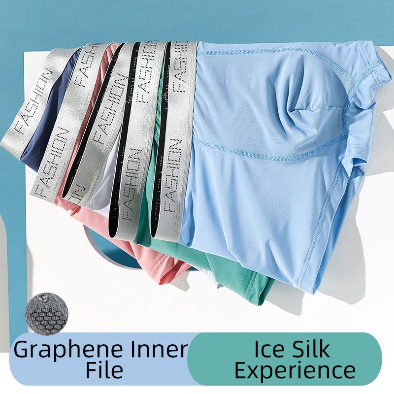 Underpants 3Pcs Men Underwear Flat Pants Silk Dry Comfortable Men's Breathable Fit Non Marking Boy Boxer Panties Shorts Briefs, Black;white
Underpants 3Pcs Men Underwear Flat Pants Silk Dry Comfortable Men's Breathable Fit Non Marking Boy Boxer Panties Shorts Briefs, Black;white