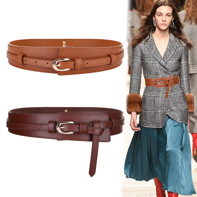 Fashion Wide cowskin Cummerbund Women's Cummerbunds knot real leather waistbands for Dress Decorate Waist belt coat accessories
Fashion Wide cowskin Cummerbund Women's Cummerbunds knot real leather waistbands for Dress Decorate Waist belt coat accessories