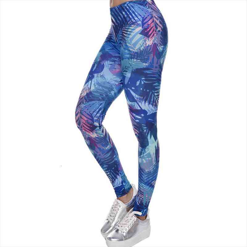 silm legins high waist stretch trouser pants women leggings tropical leaves printing blue fitness legging, Black
silm legins high waist stretch trouser pants women leggings tropical leaves printing blue fitness legging, Black