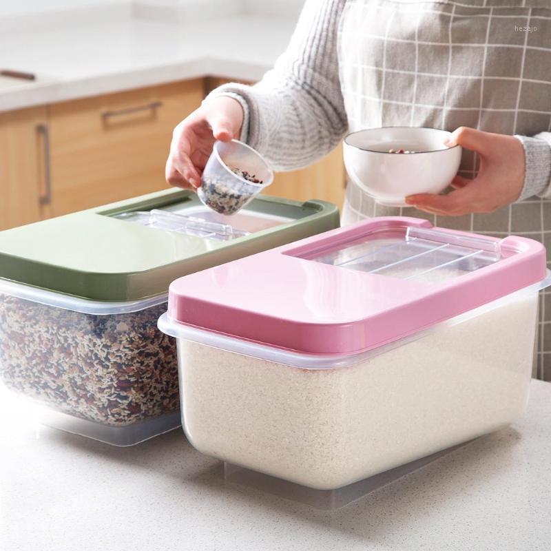 Storage Bottles & Jars 40cm Kitchen Rice Box Grain Container Organizer Large Plastic Flour Boxes Dust-Proof Moisture
Storage Bottles & Jars 40cm Kitchen Rice Box Grain Container Organizer Large Plastic Flour Boxes Dust-Proof Moisture