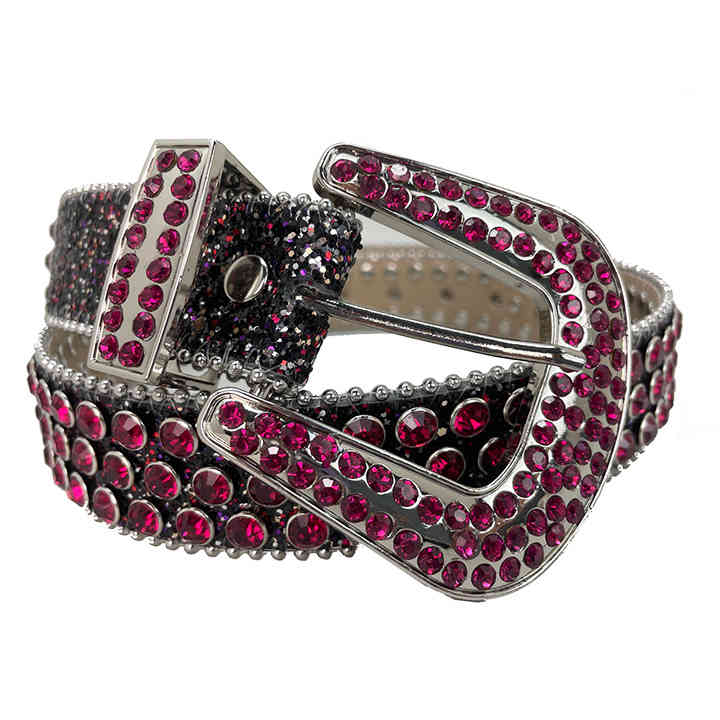 bb simon b simon belt Black Glitter with Purple Rhintone Belt Custom Color Available
bb simon b simon belt Black Glitter with Purple Rhintone Belt Custom Color Available